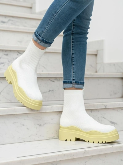 Pantofi Eleganți de Damă Lime în Stil Vintage