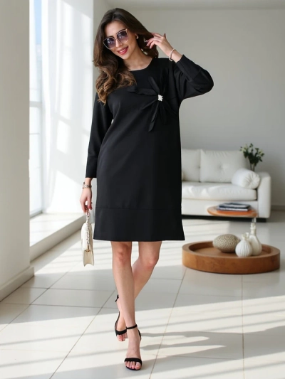 Royalfashion Rochie din material pentru femei