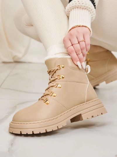 Royalfashion Trappers Develier bej pentru femei