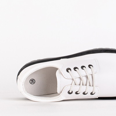 OUTLET Pantofi pentru dama alb mat Diozzy - Incaltaminte