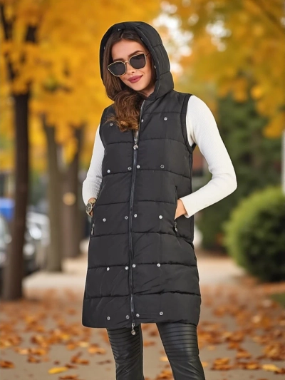 Geacă pentru femei Royalfashion cu mâneci detașabile