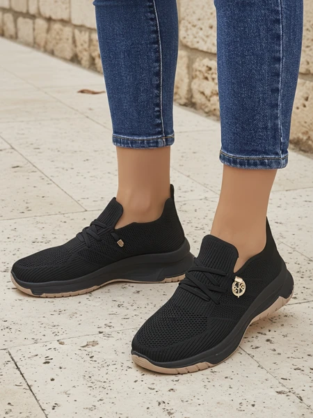 Royalfashion Slip-on pantofi sport din material textil pentru femei Teletta