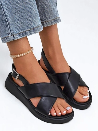 Royalfashion Damskie sandały na grubszej podeszwie Riva Star