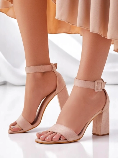 Sandale eco din suede Royalfashion pentru femei Ardeni