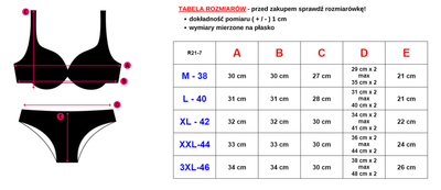 Costum de baie portocaliu din două piese - lenjerie de corp