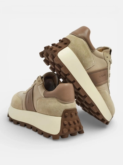 Sneakers sport damă din piele naturală Naterre