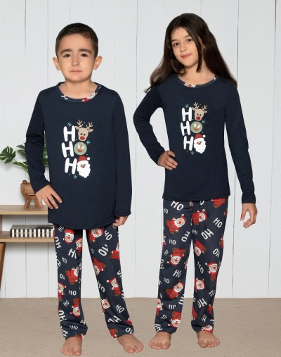 Royalfashion Pijamale pentru copii de Crăciun cu imprimeu
