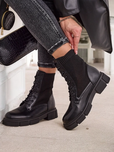 Ghete plate pentru femei, cu tocuri joase, Rowic