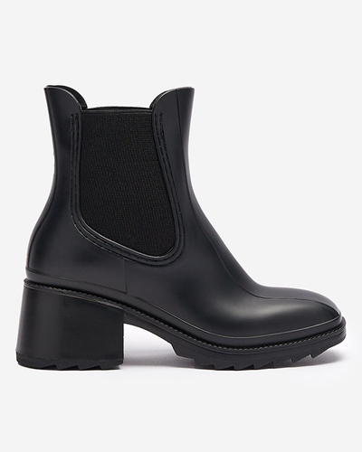 Pantofi de damă negri Caldala wellingtons- Încălțăminte