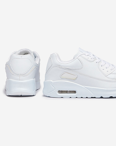 Pantofi sport de damă de culoare albă Delluni- Footwear