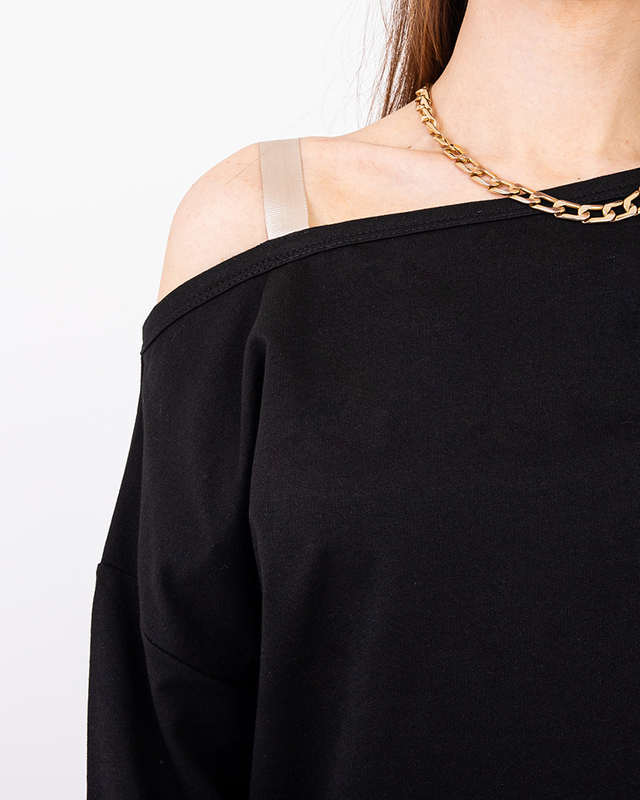 Set bluză și fustă neagră de damă- Îmbrăcăminte