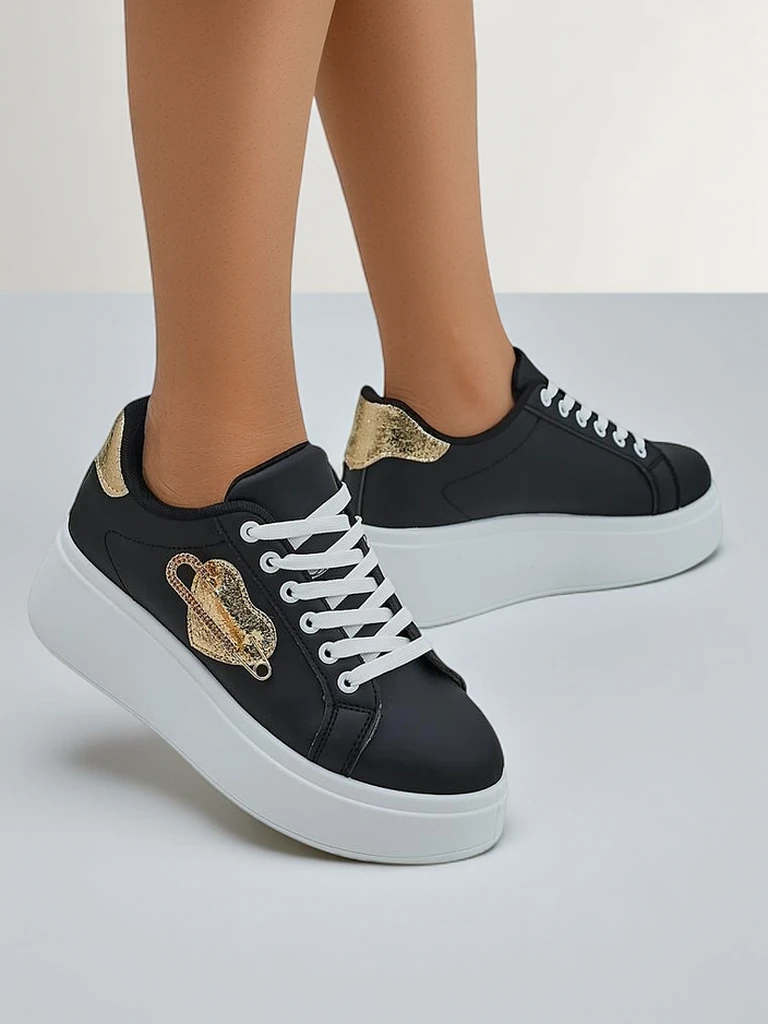 Royalfashion Adidași cu platformă pentru femei Lovig