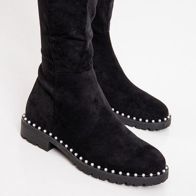 Cizme negre pentru femei Quintana - Încălțăminte