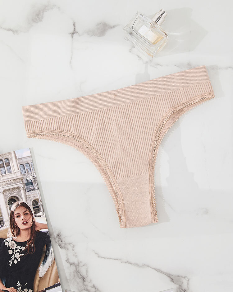 Royalfashion Chiloți sutien bej pentru femei