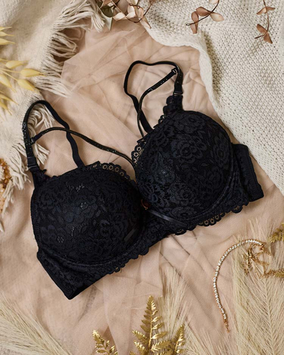 Royalfashion Sutien de damă decorat cu dantelă