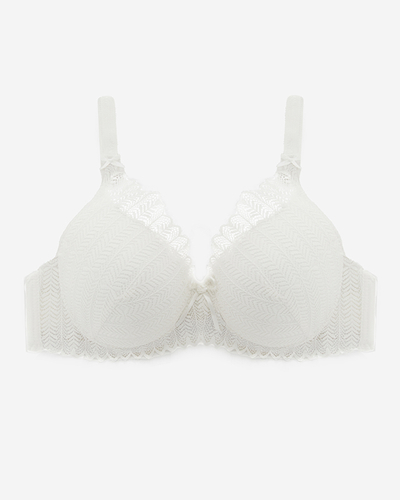 Sutien de dama din dantela crem - Lenjerie intima