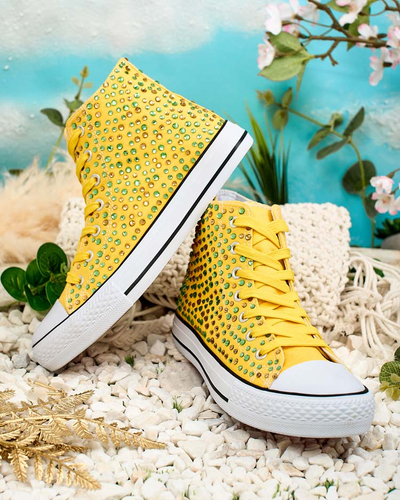 Royalfashion Adidași cu paiete pentru femei Shis