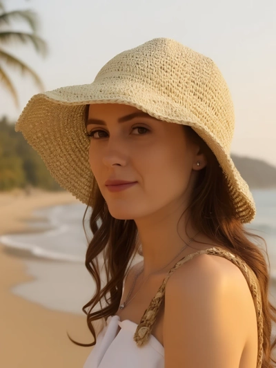 Royalfashion Pălărie de paie pentru femei Shade Muse