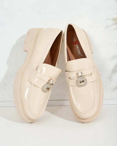 Royalfashion Mocasini lăcuiți pentru femei Bemies