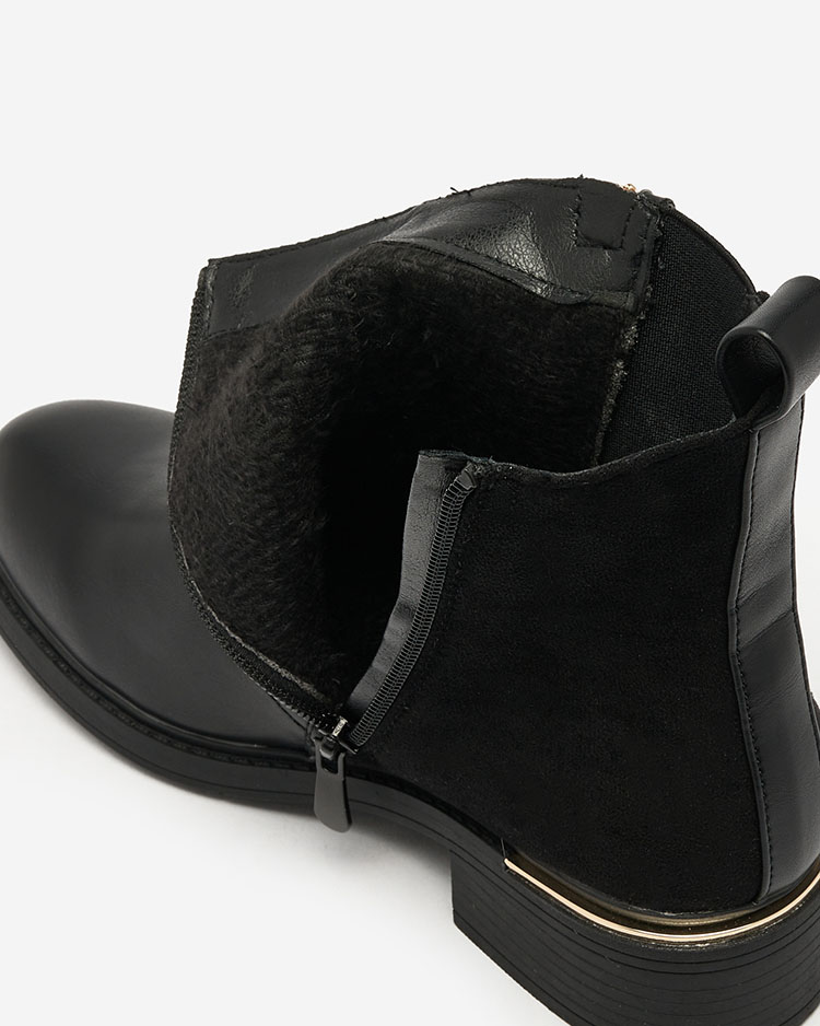 Royalfashion Negru cizme pentru femei a'la sztyblety Olohro