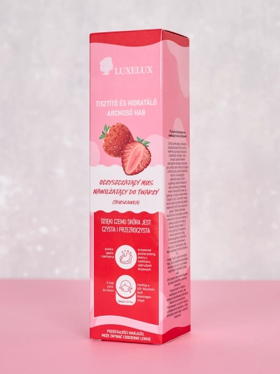 Luxelux Spumă de Curățare și Hidratante cu Căpșuni pentru Față 150 ml