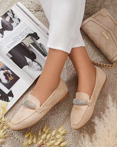 Royalfashion Mocasini de damă eko suede Rellpes