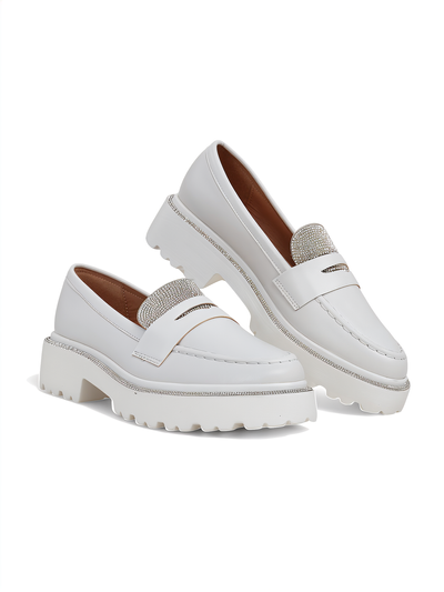 Royalfashion Mocasi femei cu strassuri Vinness