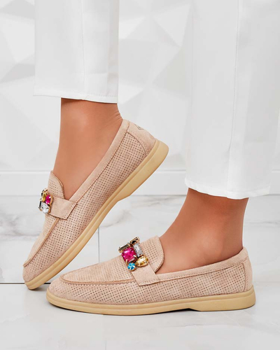 Royalfashion Mocasini de damă traforați Mettele