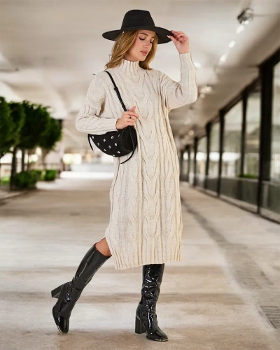 Royalfashion Rochie pulover pentru femei