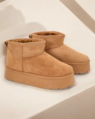 Ghete scurte de zapadă pentru femei de la Royalfashion a'la Hawanni