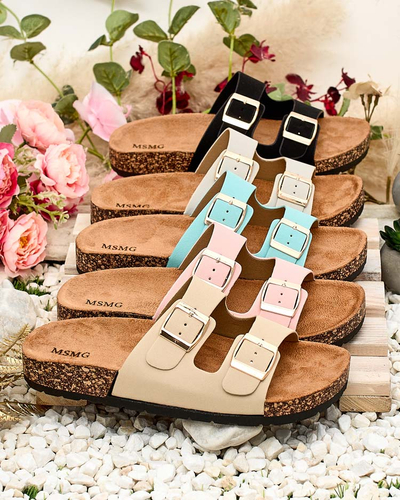 Royalfashion Flip-flops cu talpă plată Rill pentru femei