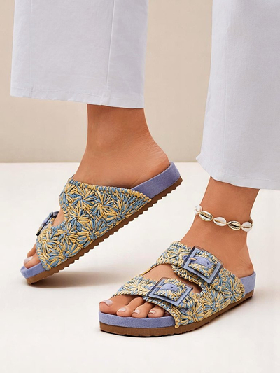 Royalfashion Sandale dama cu catarame Samorra