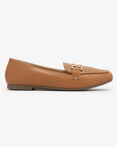 Royalfashion Camel Mocasini pentru femei Bulerol