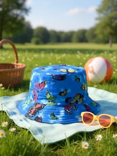 Royalfashion Pălărie tip bucket pentru copii Color Splash Bucket