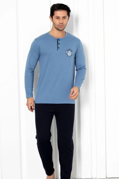 Royalfashion Pijamale Bărbați din Bumbac
