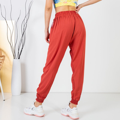 Pantaloni harem de dama Coral - Îmbrăcăminte