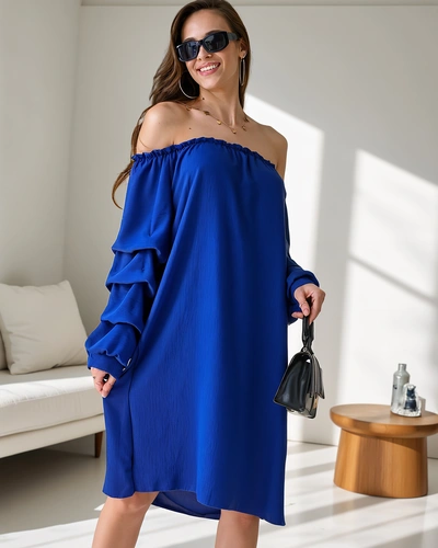 Rochie Royalfashion Smooth pentru femei a'la spaniolă cu volane