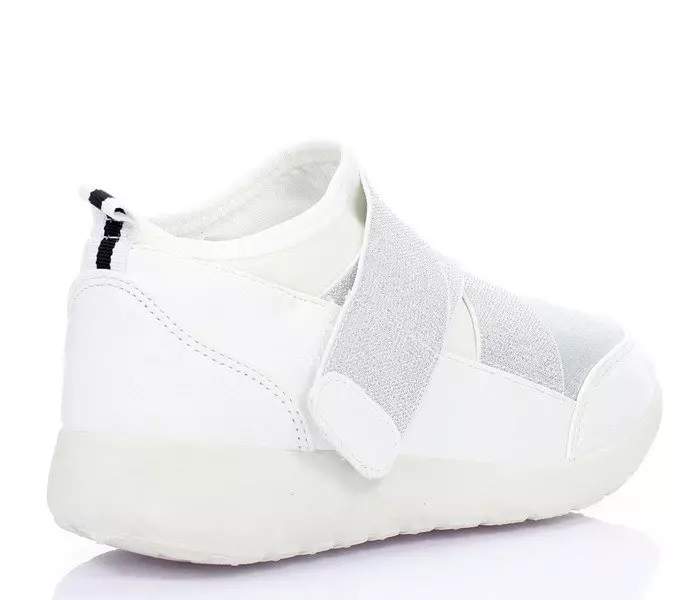 OUTLET Pantofi sport albi si argintii - Incaltaminte