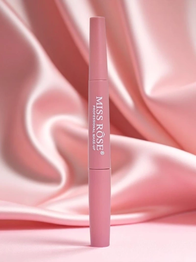 Baton de ruj și creion de buze 2-în-1 Rose Nougat