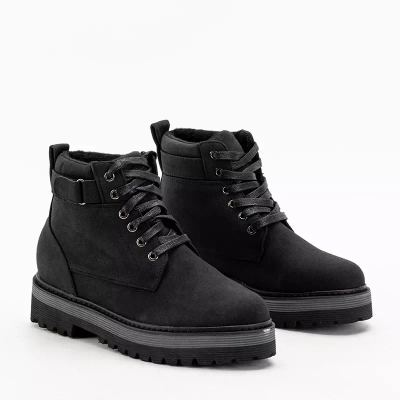 OUTLET Cizme negre de drumeție damă Endseio - Încălțăminte