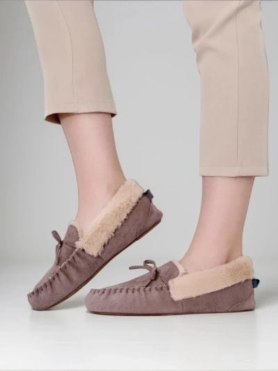 Royalfashion Mocasi femeie cu blană Ahtikes