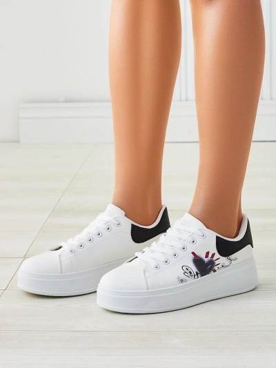 Adidași sport cu platformă Royalfashion pentru femei, cu imprimeu Alcape