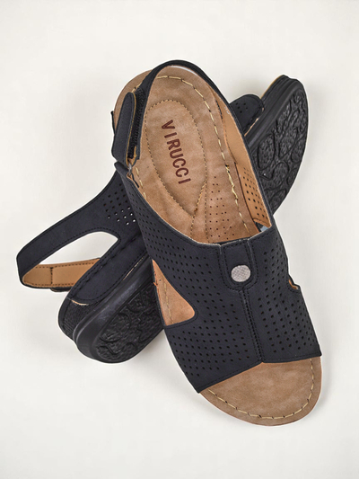 Royalfashion Sandale decupate pentru femei Leminni