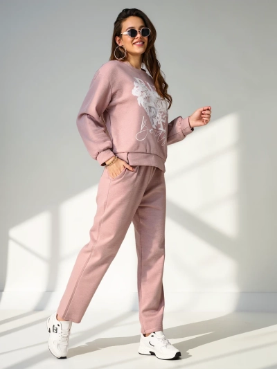Royalfashion Set de viscoză pentru femei cu imprimeu