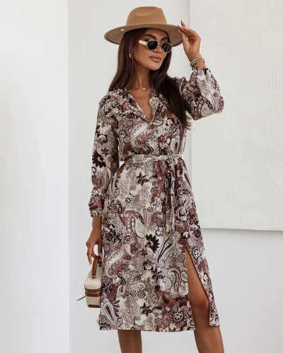 Royalfashion Rochie midi imprimată pentru femei