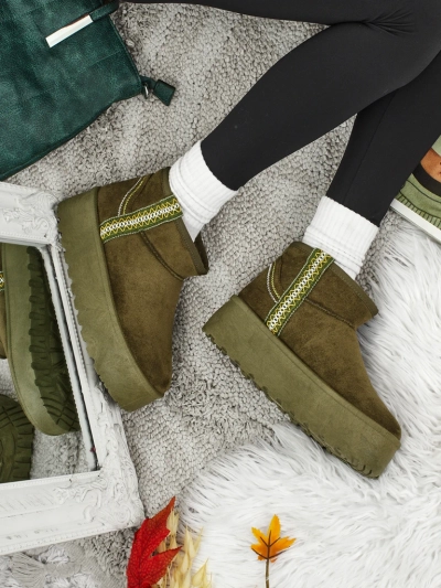Cizme scurte de damă tip snowboots Althea