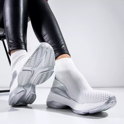 OUTLET Pantofi sport albi de la Lupin - Incaltaminte