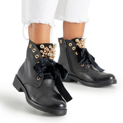 Genți negre cu decorațiuni Havelte - Încălțăminte