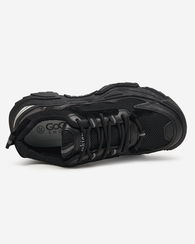 OUTLET Pantofi sport de dama negri pantofi sport cu plasa Dewinso - Incaltaminte