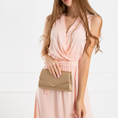 Geantă de dama aurie pe lanț - Genti de mână